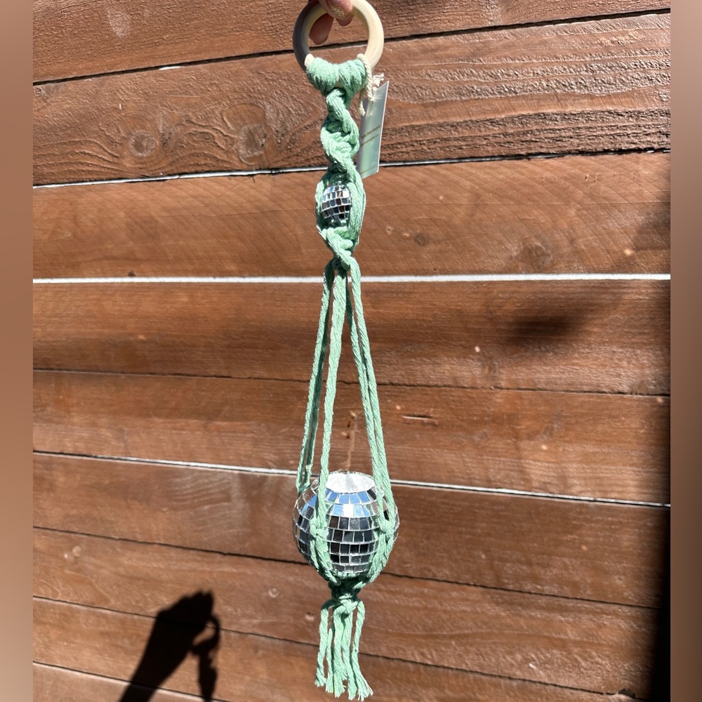 CLEARANCE Mint Double the Disco Air Plant Hanger